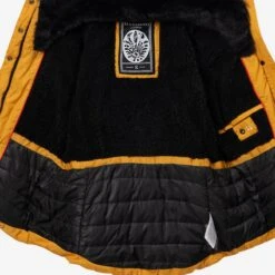 Marikoo Winterjassen Winterjas Lotusblüte Dames Goudgeel -Serax Shop c70e4aea234b060fa086105867d2b61f