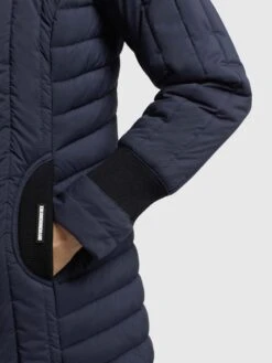 Khujo Winterjassen Winterjas Jerry Dames Navy -Serax Shop c78424187856fa779b4b7a68a4f35a53