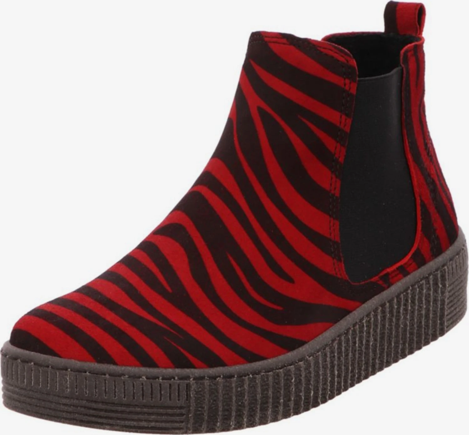Gabor Enkellaarsjes Chelsea Boots Dames Rood 4 Gabor Enkellaarsjes Chelsea Boots Dames Rood - Afbeelding 2