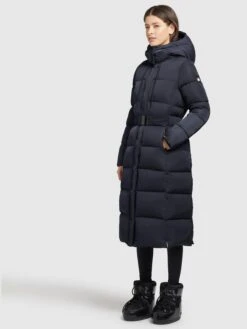 Khujo Wintermantels Wintermantel Dames Nachtblauw -Serax Shop cc8b726d58ed16251ccd092900719cd9