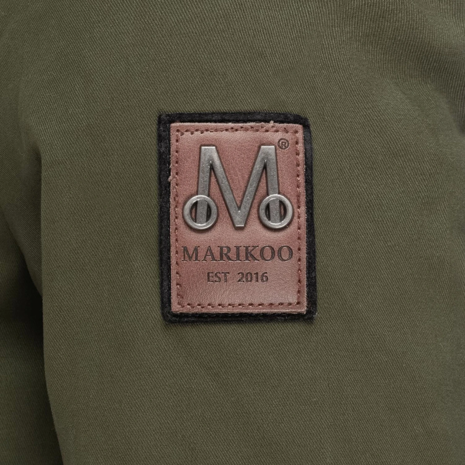 Marikoo Winterjassen Winterjas Bikoo Dames Kaki 8 Marikoo Winterjassen Winterjas Bikoo Dames Kaki - Afbeelding 6