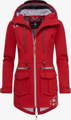 Marikoo Outdoor Jassen Functionele Jas Ulissaa Dames Rood