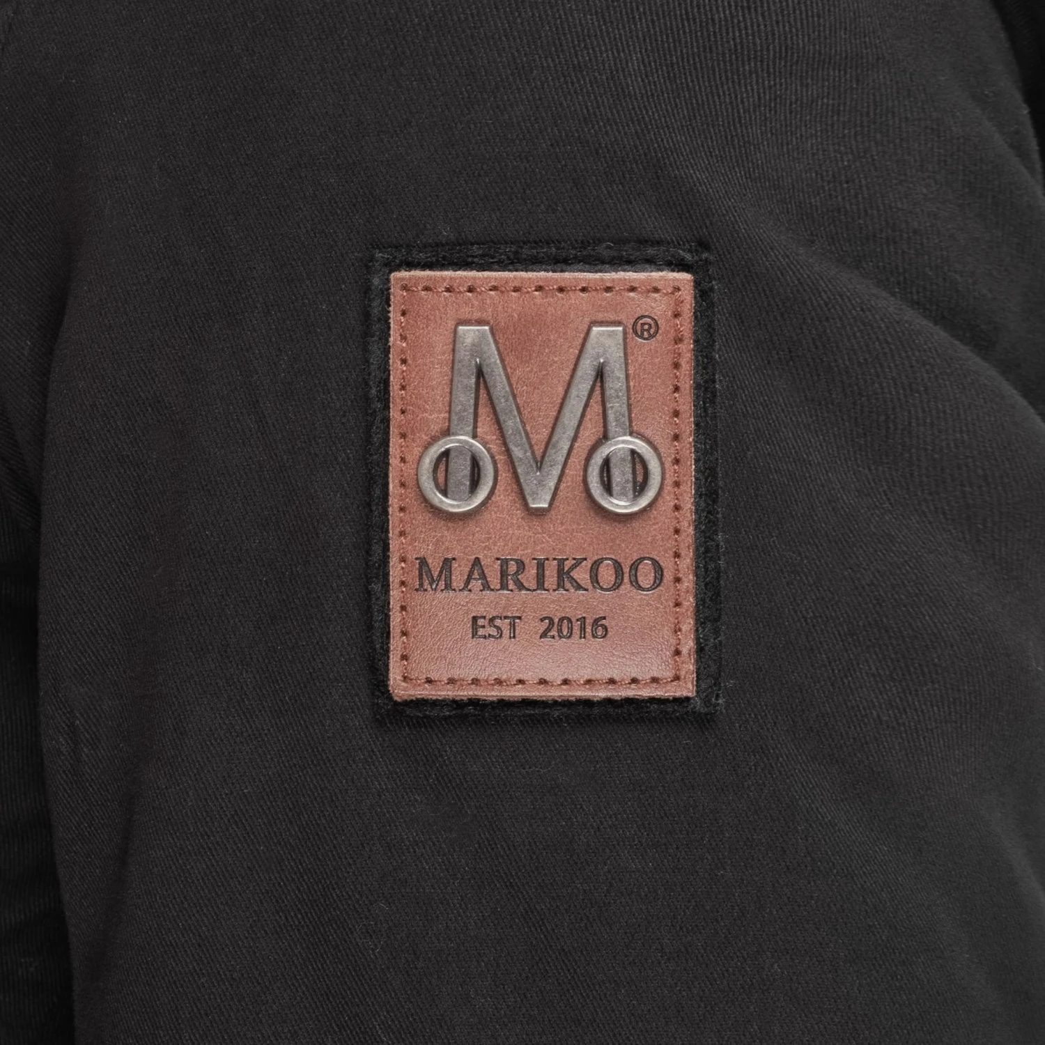 Marikoo Winterjassen Winterjas Bikoo Dames Zwart 8 Marikoo Winterjassen Winterjas Bikoo Dames Zwart - Afbeelding 6