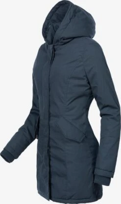 Marikoo Parkas Winterparka Karmaa Dames Donkerblauw -Serax Shop d0b0d1018e72703621f03af91c080733