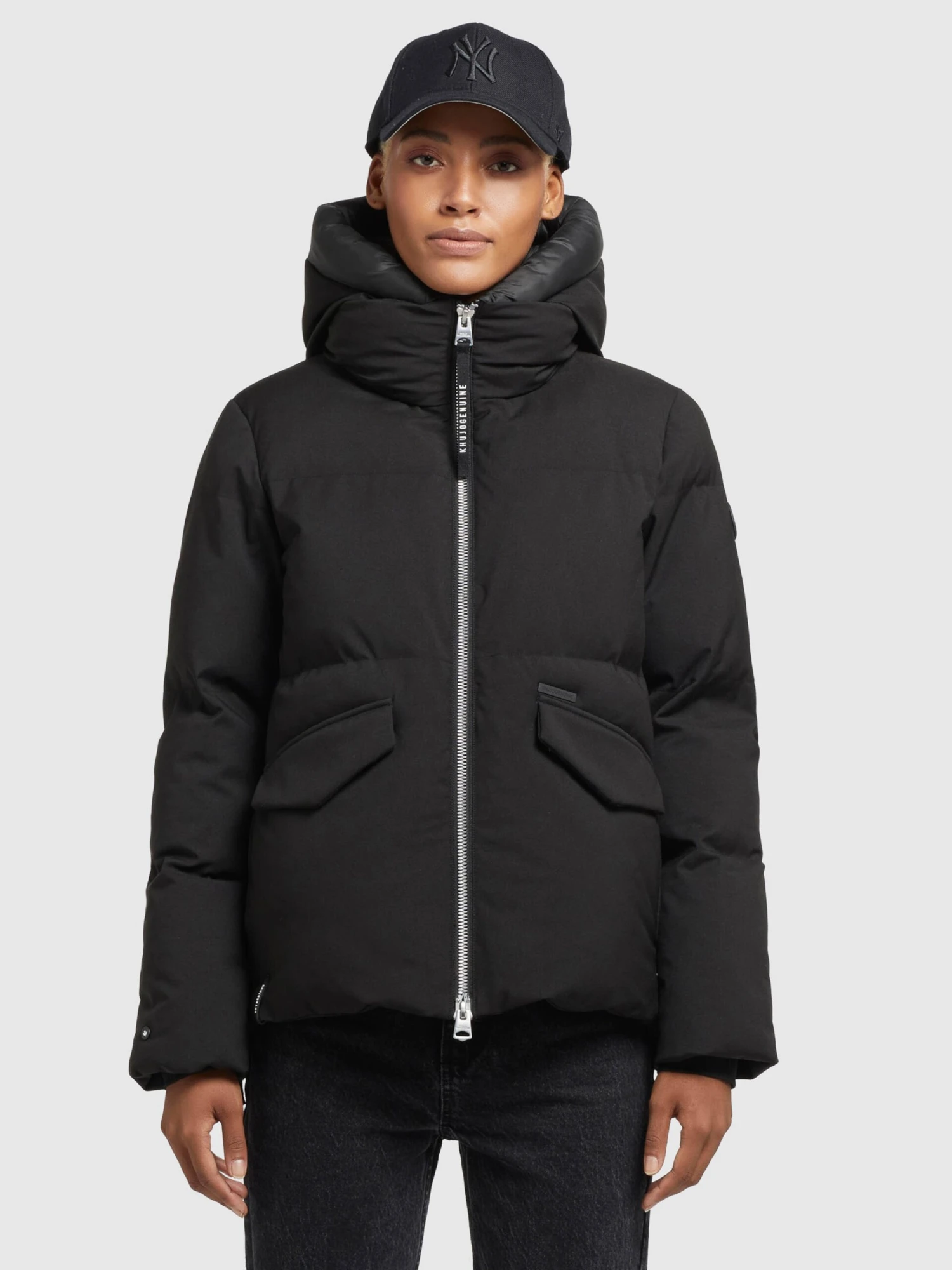 Khujo Winterjassen Winterjas Japura 2 Dames Zwart 4 Khujo Winterjassen Winterjas Japura 2 Dames Zwart - Afbeelding 2