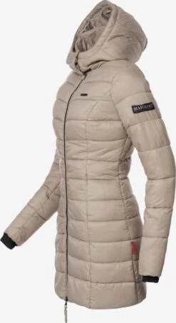 Marikoo Korte Mantels Wintermantel Abendsternchen Dames Taupe -Serax Shop d1880f95b7d4cd2f990155be36b4d16b