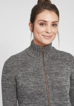 OXMO Vesten Gebreid Vest Dames Grijs -Serax Shop d2be970ce08d546861a93c0ee76b55d2