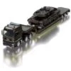 Siku 8612 Militair Zwaartransport Met Panzer Tank