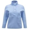 Peak Performance W Fleece Snap T-Neck - Fleece Trui - Hellblau -Serax Shop d7dc8e911bfc4352b24c16acfa30d9f9