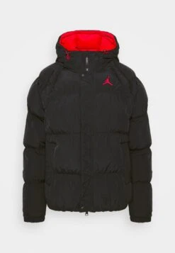 Jordan Puffer Jacket - Winterjas - Black/Fire Red -Serax Shop daa114c2f4ee4036a700313743242065