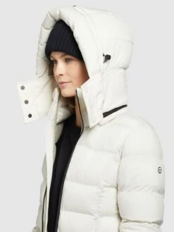 Khujo Wintermantels Wintermantel OLALLA MATT Dames Wolwit -Serax Shop dd6d34340ca57fd02b576e6494b22780