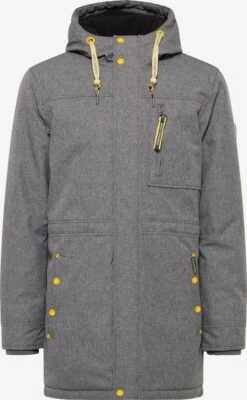 Schmuddelwedda Winterjassen Winterjas Heren Grijs Gemêleerd