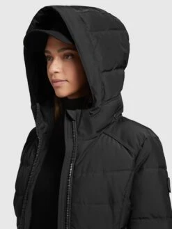 Khujo Korte Mantels Tussenmantel Amaray Dames Zwart -Serax Shop e0bec83621b46a8d1a335615919e0a87