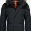 Indicode Jeans Parkas Winterparka Hexyl Heren Zwart -Serax Shop e19987460e601b35313d9c3e1285c032
