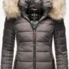 Marikoo Winterjassen Winterjas Lerikaa Dames Donkergrijs -Serax Shop e1e8ee734fba7d194b2ebfe137fd506b