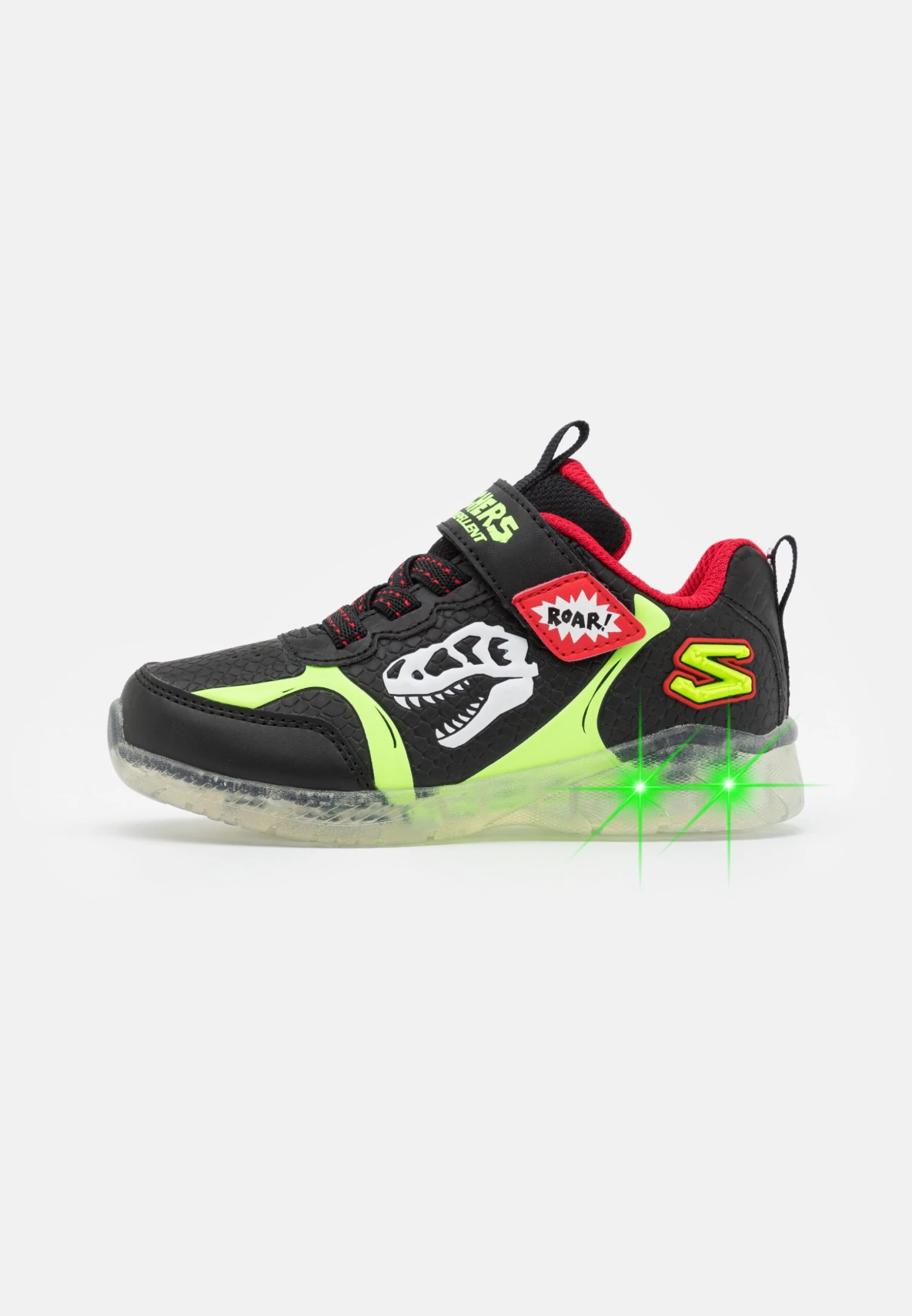 Skechers Illumi-Brights - Sneakers Laag - Black/Lime//Red 3 Skechers Illumi-Brights - Sneakers Laag - Black/Lime//Red