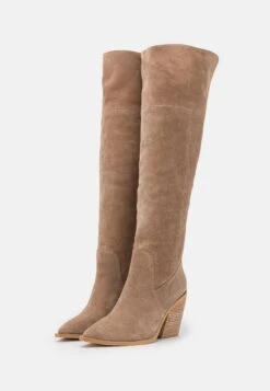 Alma En Pena Overknee Laarzen - Beige -Serax Shop e6e2d15aa09e4eed9a7480d1f020382a