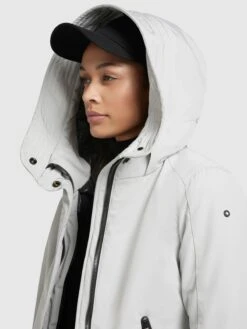 Khujo Winterjassen Winterjas Viona 3 Dames Lichtgrijs -Serax Shop eb2a4d3faf03426fdf5d6f89c1d47d7a