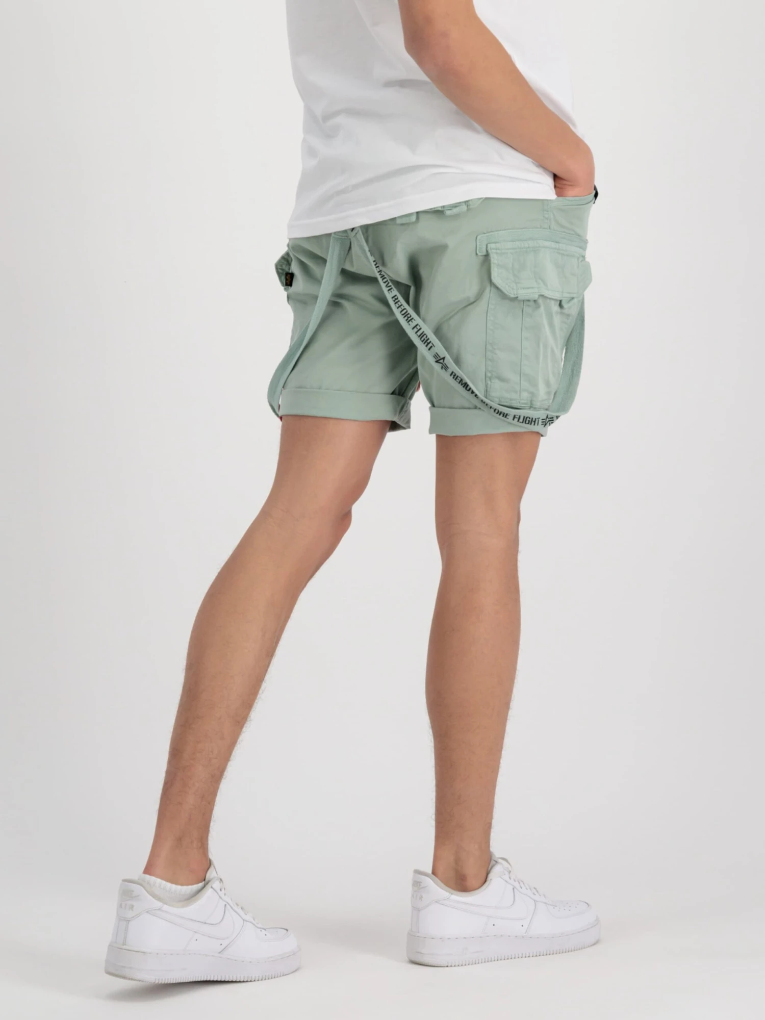 Alpha Industries Cargo Shorts Tapered Cargobroek Heren Groen 4 Alpha Industries Cargo Shorts Tapered Cargobroek Heren Groen - Afbeelding 2