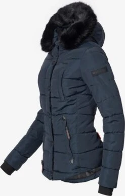 Marikoo Winterjassen Winterjas Lotusblüte Dames Donkerblauw -Serax Shop ed445598e2174249c2d69f32cc72fc32