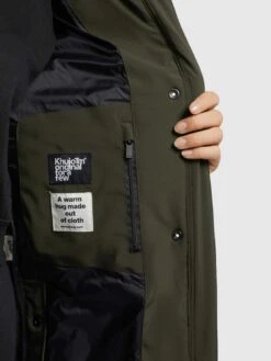 Khujo Tussenmantels Tussenmantel Namita Dames Donkergroen -Serax Shop f12c6eee1bb857a90f14404db6abe248