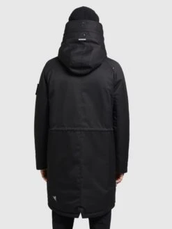 Khujo Wintermantels Winterjas Tuck Heren Zwart -Serax Shop f507eb42c658b918d76fa012e06ab65b