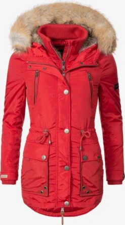 Marikoo Parkas Winterparka Grinsekatze Dames Rood -Serax Shop f60303679228a48ae25b08bed327dde4