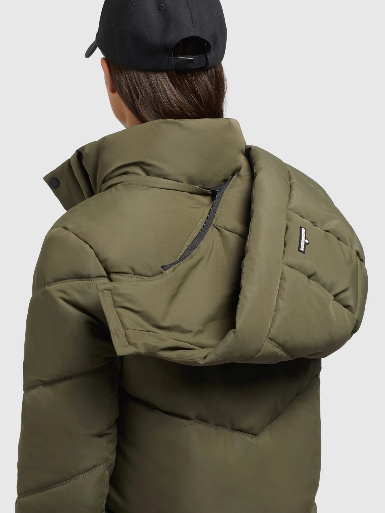 Khujo Wintermantels Wintermantel TORINO3 Dames Kaki 4 Khujo Wintermantels Wintermantel TORINO3 Dames Kaki - Afbeelding 2