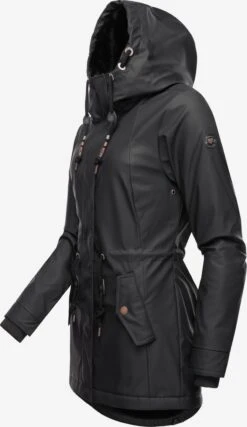 Ragwear Regenjassen Functionele Jas Monadis Rainy Dames Zwart -Serax Shop f7087bb5ea5e5b4640ccae36644957a8