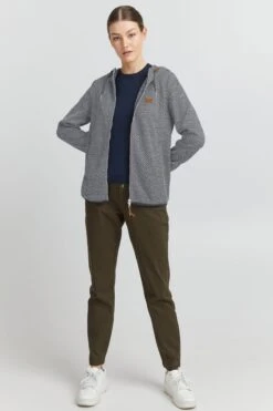 OXMO Outdoor Jassen Fleece Jas Pebbles Dames Grijs -Serax Shop f7fa3b79808c56756c27f3bba4f618e2