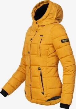 Marikoo Winterjassen Winterjas Lotusblüte Dames Goudgeel -Serax Shop fa0f13071c580759f3c10055262f3b41
