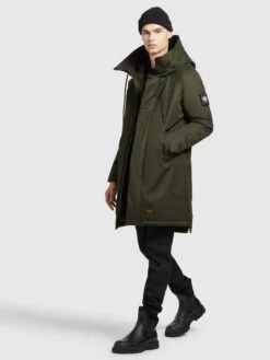 Khujo Wintermantels Winterjas Tuck Heren Olijfgroen -Serax Shop fecbbcbea73139be555c0a168afff47e