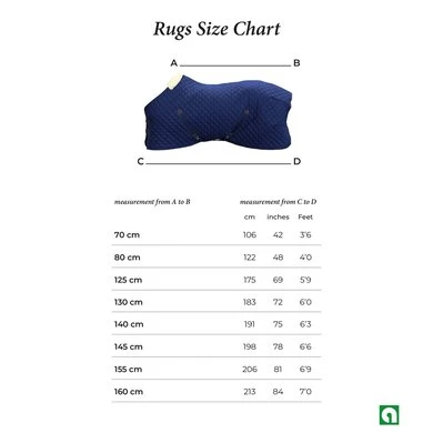 Kentucky Horsewear Kentucky Quarter Rug 160g Navy 9 Kentucky Horsewear Kentucky Quarter Rug 160g Navy - Afbeelding 7