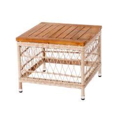 Royal Seasons MAURITIUS Bijzettafel - L 60 X B 60 X H 48 Cm