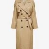 Selected Femme SLFNEWREN LS TRENCH COAT - CORNSTALK