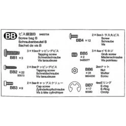 Tamiya Scania R470 Schroeven BB (9465704) 1/14
